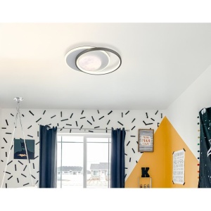 Lustra aplicata tavan design circular LED MOON - Img 3