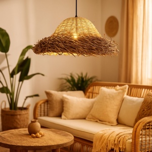 Lustra boho style design natural Natu - Img 12