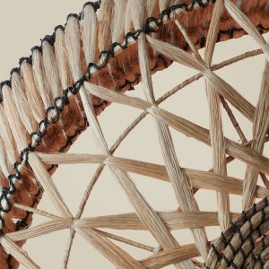 Lustra boho style Rinjani 60x29cm natural, M - Img 3