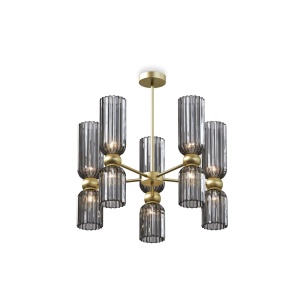Lustra, Candelabru design modern Antic Gri - Img 7