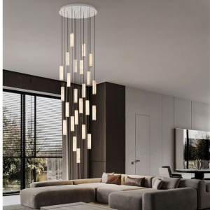 Lustra casa scarii cu Pendule din alabastru DILETTO