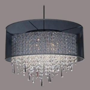 Lustra cristal Bohemia diametru 50cm L17 701/06/3, 3-K; F tube, shade (transparent), Ni - Img 1