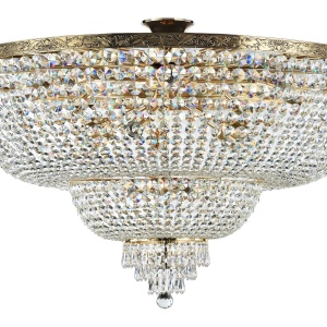 Lustra cristal design elegant diam.100cm Palace MYDIA890-CL-18-G 66580 universul-luminii.ro