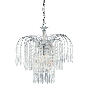 Lustra cristal suspendata design elegant Waterfall 3L 4173-3 SRT - Img 1