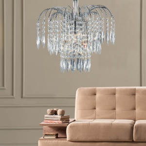 Lustra cristal suspendata design elegant Waterfall 3L 4173-3 SRT - Img 2