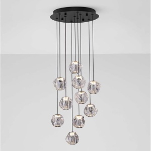 Lustra cu 10 pendule LED design modern IFOS - Img 4
