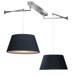 Lustra cu 2 pendule directionabile NATALIA 2S BK 176660 universul-luminii.ro