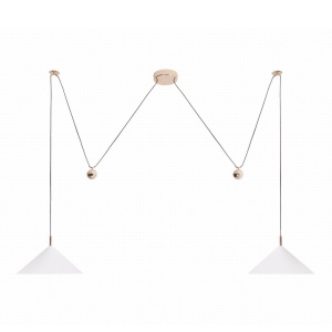 Lustra cu 2 pendule LED suspendate VULCANO II - Img 1