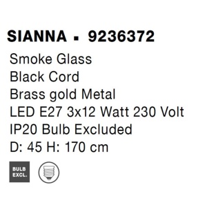 Lustra cu 3 pendule design modern SIANNA 104600 universul-luminii.ro