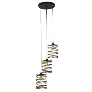 Lustra cu 3 pendule design modern Spring