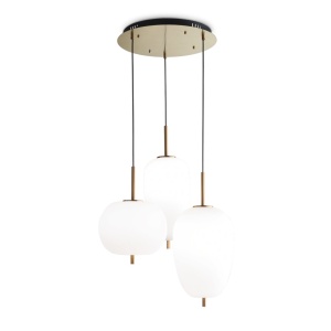 Lustra cu 3 pendule LED design modern UMILE SP3 224541 IDL