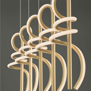 Lustra cu 4 pendule LED SOLINE - Img 5
