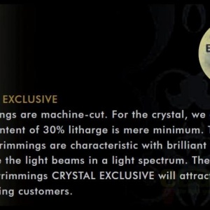 Lustra cu 5 pendule Cristal Bohemia Exclusive SMALL GAME 01-05 COLOUR MIX - Img 2