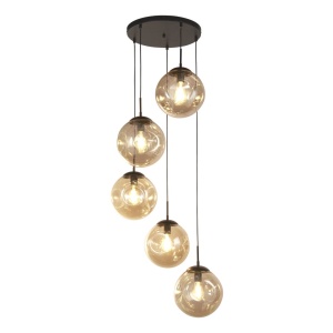 Lustra cu 5 pendule design modern minimalist Punch 5Lt