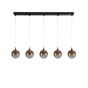 Lustra cu 5 pendule LED design modern minimalist Alchemy