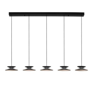 Lustra cu 5 pendule LED design modern Morfi