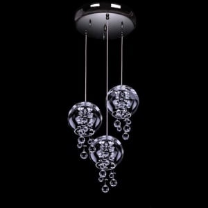 Lustra deosebita design LUX cu 3 pendule TALE OF RAIN 03-CH