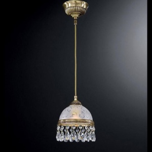 Lustra design clasic realizata manual din alama si Cristal Scholer 6200