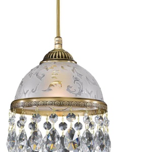 Lustra design clasic realizata manual din alama si Cristal Scholer 6200 105210 universul-luminii.ro