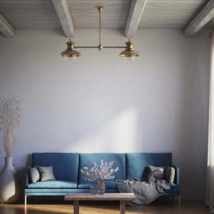 Lustra design italian din alama si sticla Al Mare - Img 16
