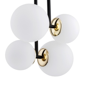Lustra design minimalist MORITZ negru 103290 universul-luminii.ro