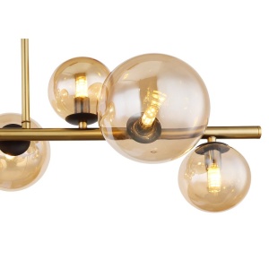 Plafoniera LED design modern Riha negru, alama 210800 universul-luminii.ro