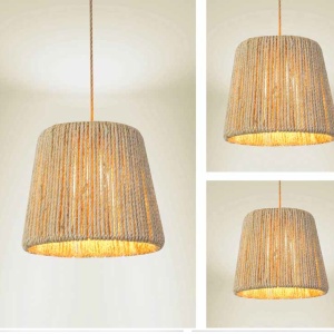 Lustra design rustic realizata manual HL-3020-35 HAT CORDS 77-3230 HL 69390 universul-luminii.ro
