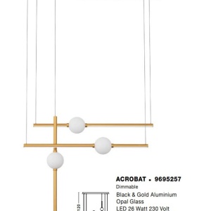 Lustra dimabila LED design modern ACROBAT 121440 universul-luminii.ro
