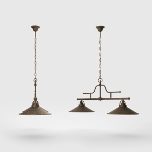 Lustra din alama industrial vintage Alice - Img 5
