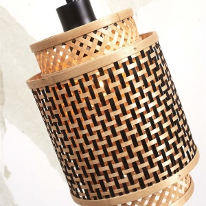 Lustra eco din bambus Bhutan S, tube 18x25 bl/nat 178210 universul-luminii.ro