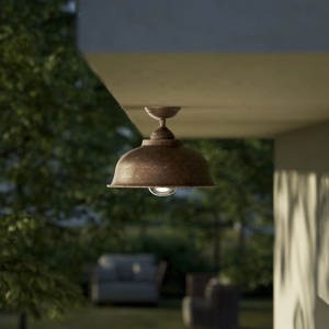 Lustra exterior IP44 realizat manual din alama Lipari - Img 4