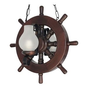 Lustra in stil marinaresc fabricata manual din lemn Timona WOOD-TI-SP2