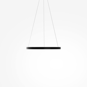 Lustra inelara suspendata LED Rim 60cm negru 594790 universul-luminii.ro