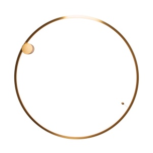 Lustra LED aplicata design circular Queen 80cm - Img 3