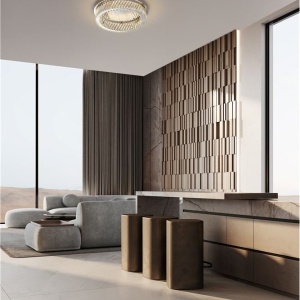 Lustra LED aplicata design elegant ARIETTA - Img 2