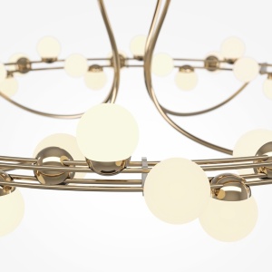 Lustra LED aplicata design modern decorativ Tessara 80cm - Img 4