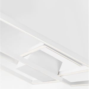Lustra LED aplicata design modern geometric BILBAO 42W alba NVL-8160161 - Img 3