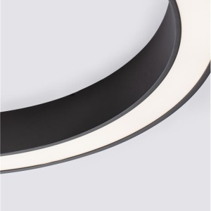 Lustra LED aplicata design modern OPAL 60W negru - Img 6
