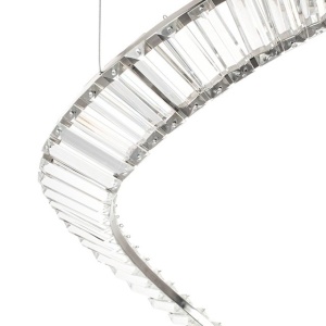 Lustra LED casa scarii design deosebit CHARMES 1A crom - Img 4