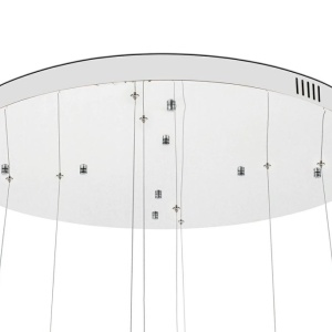 Lustra LED casa scarii design deosebit CHARMES 2B crom - Img 6