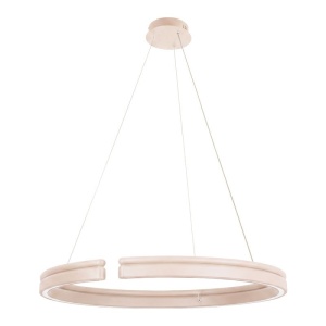 Lustra LED circulara iluminat sus si jos PICO bej 80cm