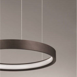 Lustra LED circulara PERRINE 40cm, maro 228480 universul-luminii.ro