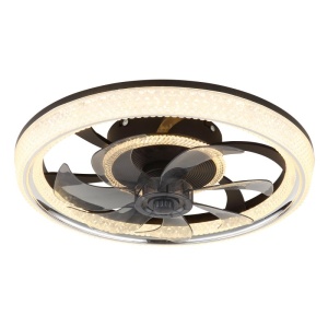 Lustra LED cu ventilator si telecomanda CIRILLA 03644 GL 171890 universul-luminii.ro