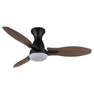 Lustra LED cu ventilator si telecomanda GALE negru 03671B GL 247420 universul-luminii.ro
