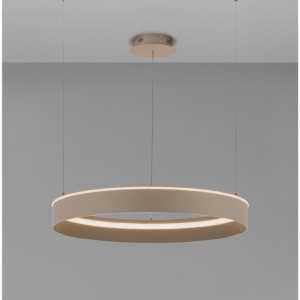 Lustra LED design circular OLIVIA bej D-78cm - Img 4