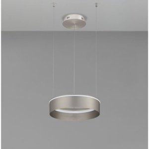 Lustra LED design circular OLIVIA nickel D-40cm - Img 3