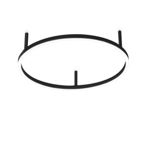 Lustra LED design geometric Oracle slim pl d050 round 2700k on-off negru