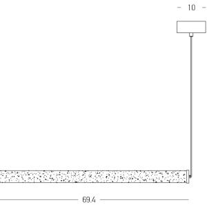 Lustra LED, Design Liniar, ALABASTER- BLACK, ZB-2539 170030 universul-luminii.ro