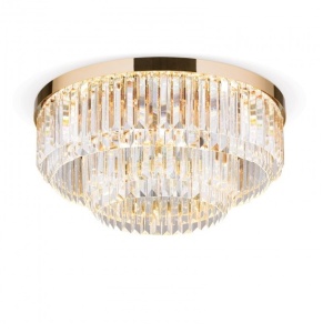 Lustra LED design LUX PRISM 55cm, 24K gold plated