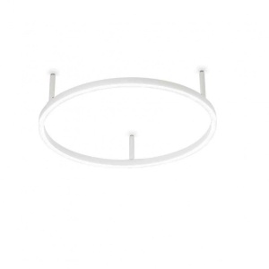 Lustra LED design modern geometric ORACLE SLIM PL D050 ROUND 3000K ON-OFF WH - Img 1